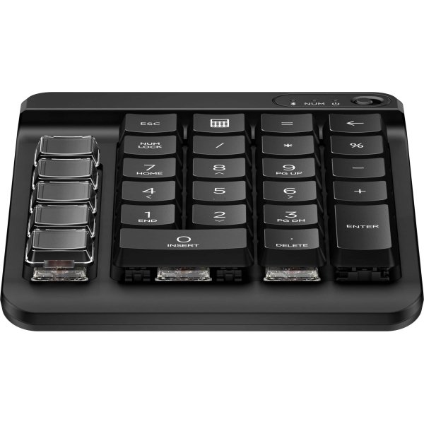 HP - 430 Wireless Bluetooth Programmable Numeric Keypad - Black - Image 2