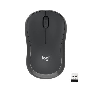 Logitech - M220 SILENT Wireless Optical Ambidextrous Mouse - Wireless - Graphite
