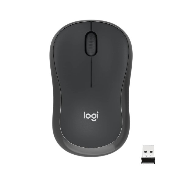 Logitech - M220 SILENT Wireless Optical Ambidextrous Mouse - Wireless - Graphite