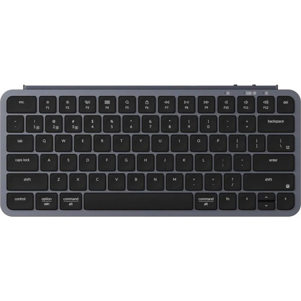 Keychron - B1 Pro 75% Wireless Keyboard with Progrmmable ZMK Support - Space Gray