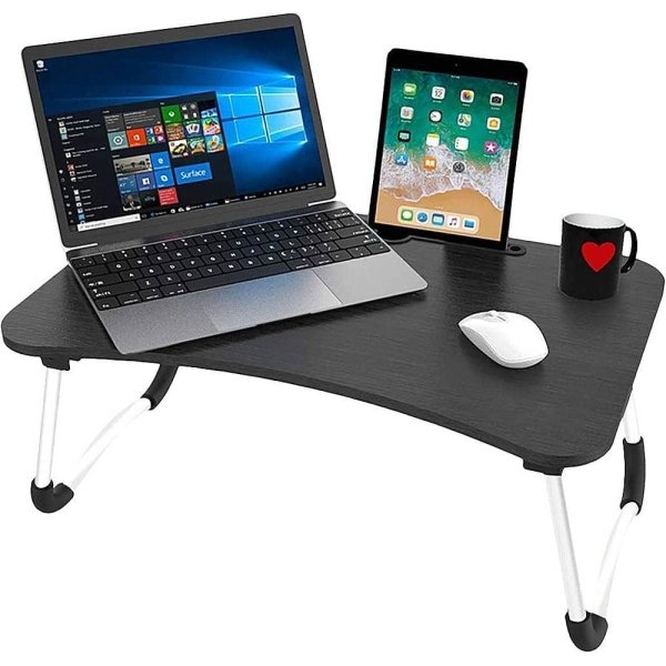 SaharaCase - Portable Table Stand for Most Laptops and Tablets - Black - Image 2