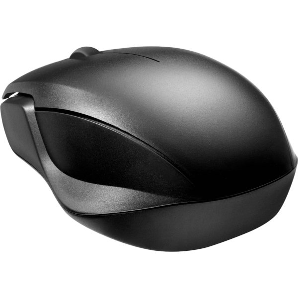 Best Buy essentials™ - Wireless Optical Standard Ambidextrous Mouse with USB Receiver - Wireless - Black - Image 2