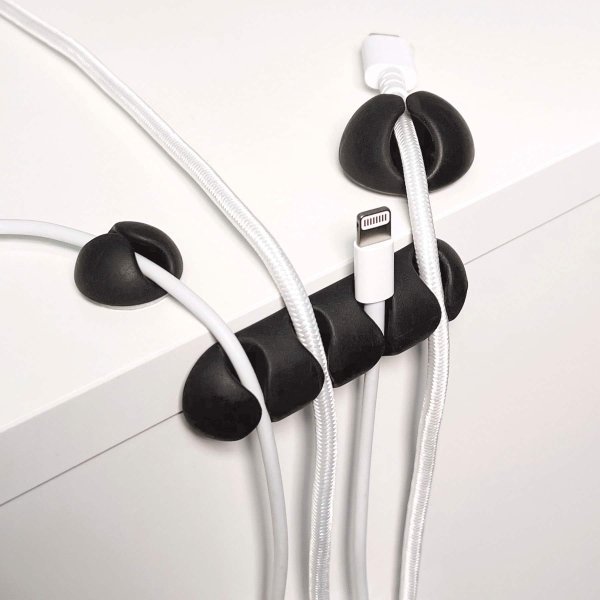 Wrap-It Storage - Cable Clips - Black - Image 3