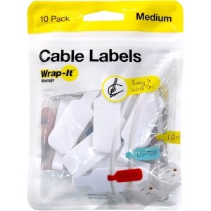 Wrap-It Storage - Cable Label - White