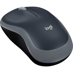 Logitech - M185 Wireless Optical Ambidextrous Mouse - Wireless - Swift Gray