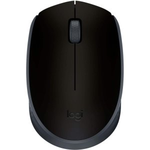 Logitech - M170 Wireless Compact Optical Ambidextrous Mouse - Wireless - Black