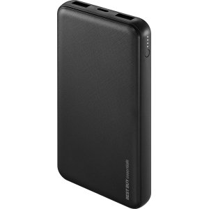 Best Buy essentials™ - 20W 10,000mAh Portable Charger for Most Smartphones, Tablets and USB Devices - Black