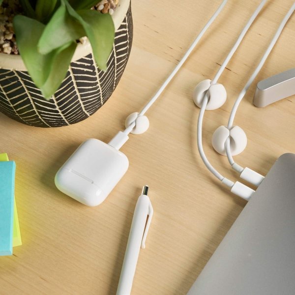 Wrap-It Storage - Cable Clips - White - Image 2