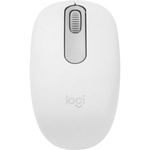 Logitech - M196 Lightweight Bluetooth Wireless Optical Mouse Compact 3-Button Ambidextrous Mouse with Smooth Tracking - Wireless - Off-White