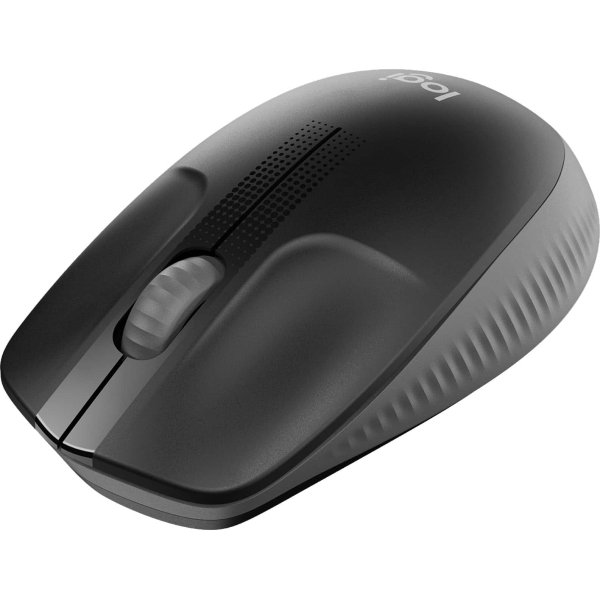 Logitech - M190 Wireless Optical Ambidextrous Mouse - Wireless - Charcoal