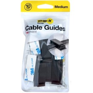 Wrap-It Storage - Cable Guides - Black